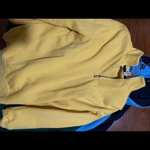 IZOD yellow quarterzip